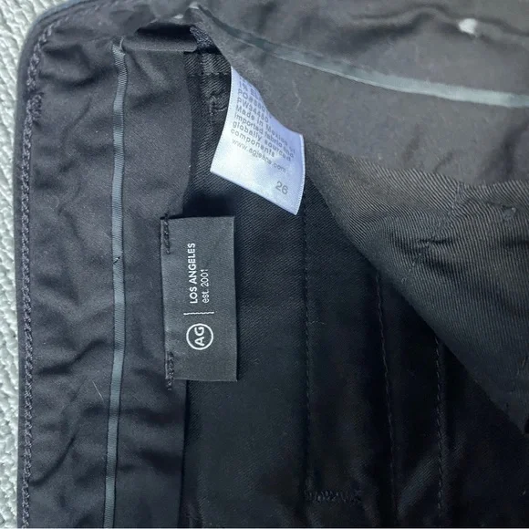 AG JEANS LOS ANGELES women’s work cropped pants grey navy 26 - Picture 8 of 10